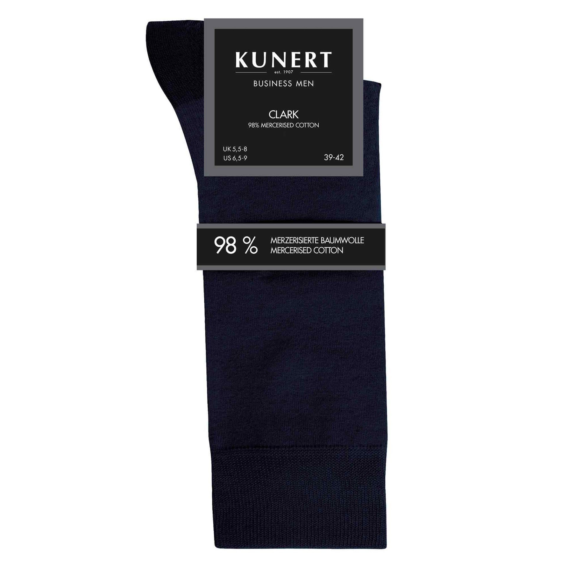 Kunert miesten pukusukat Clark merseroitu puuvilla, sininen, indigo