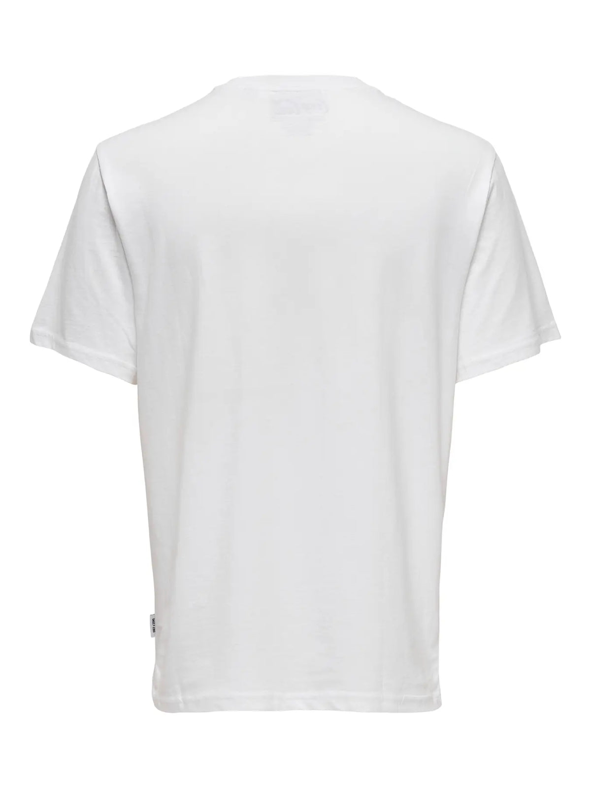 Only & Sons miesten T-paita Cola, valkoinen