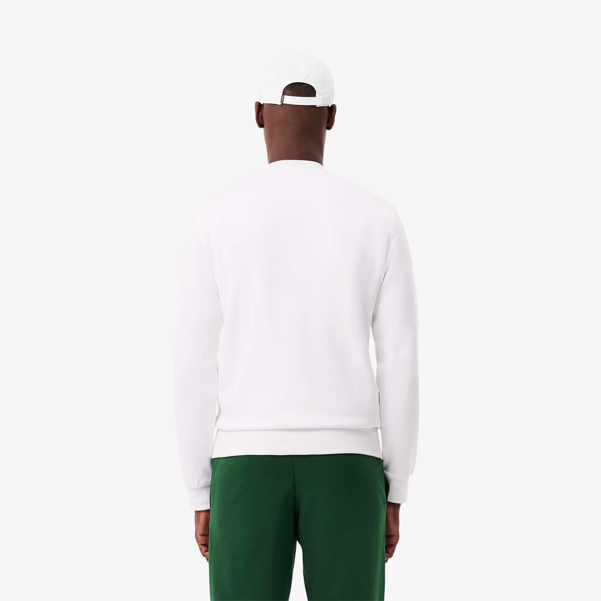 lacoste-miesten-collegepaita-brushed-cotton-fleex-jogger-sweatshirt-valkoinen-2