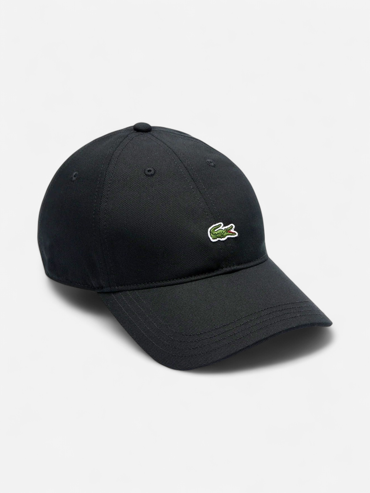 Lacoste miesten lippis, COTTON TWILL CAP WITH CROC Musta - Kekäle.fi