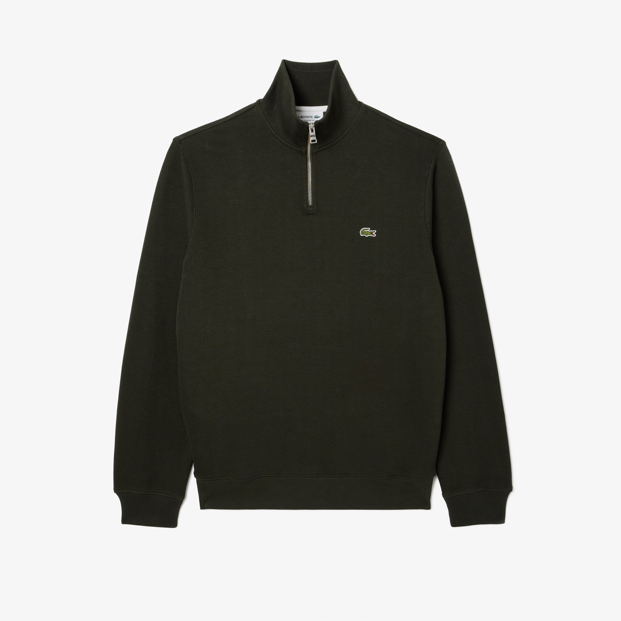 lacoste-miesten-paita-k-high-neck-zipped-monochrome-armeijanvihrea-3
