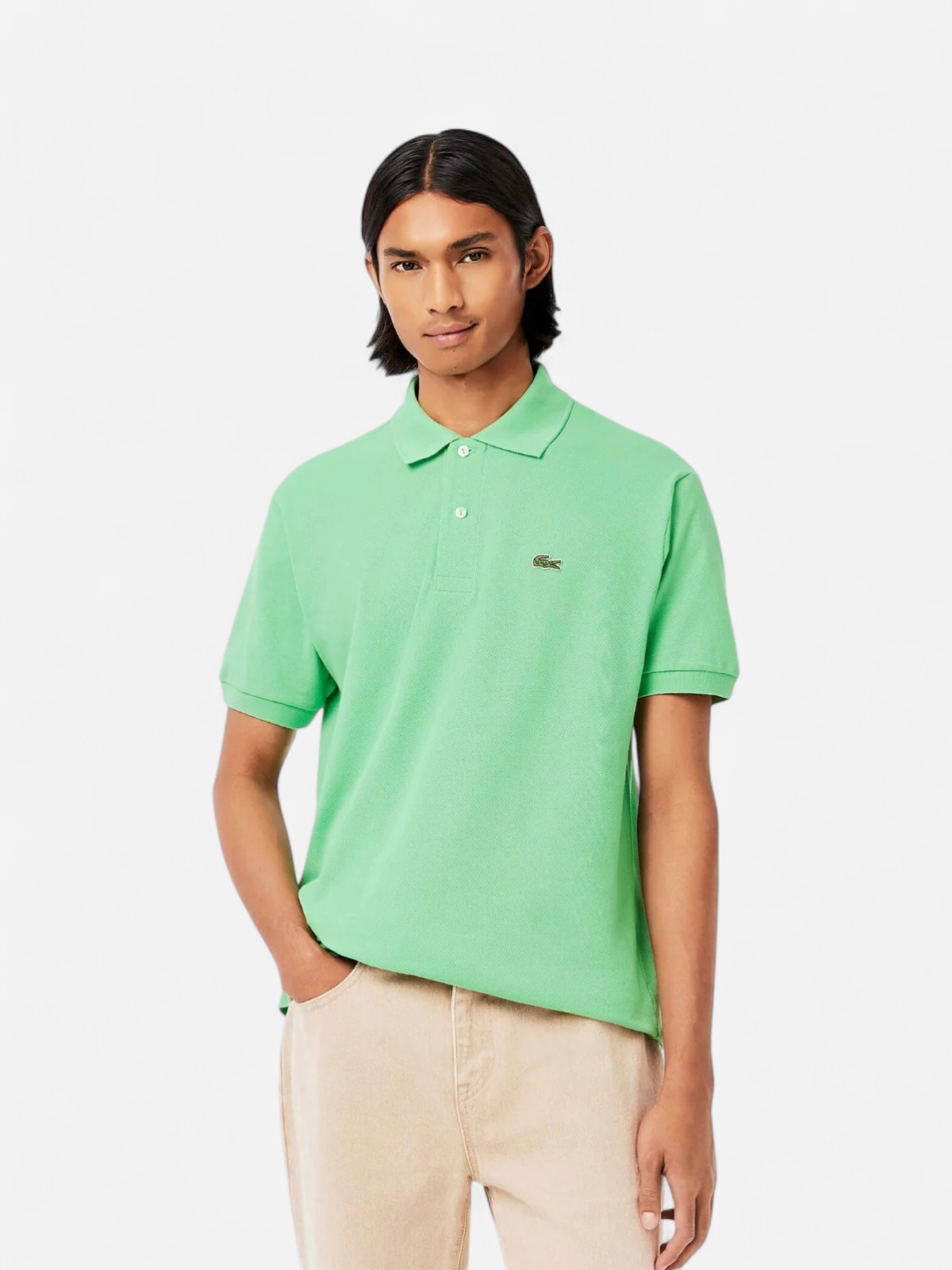 Lacoste Miesten Pikeepaita, ORIGINAL L1212 POLO NOS Vihreä - Kekäle.fi
