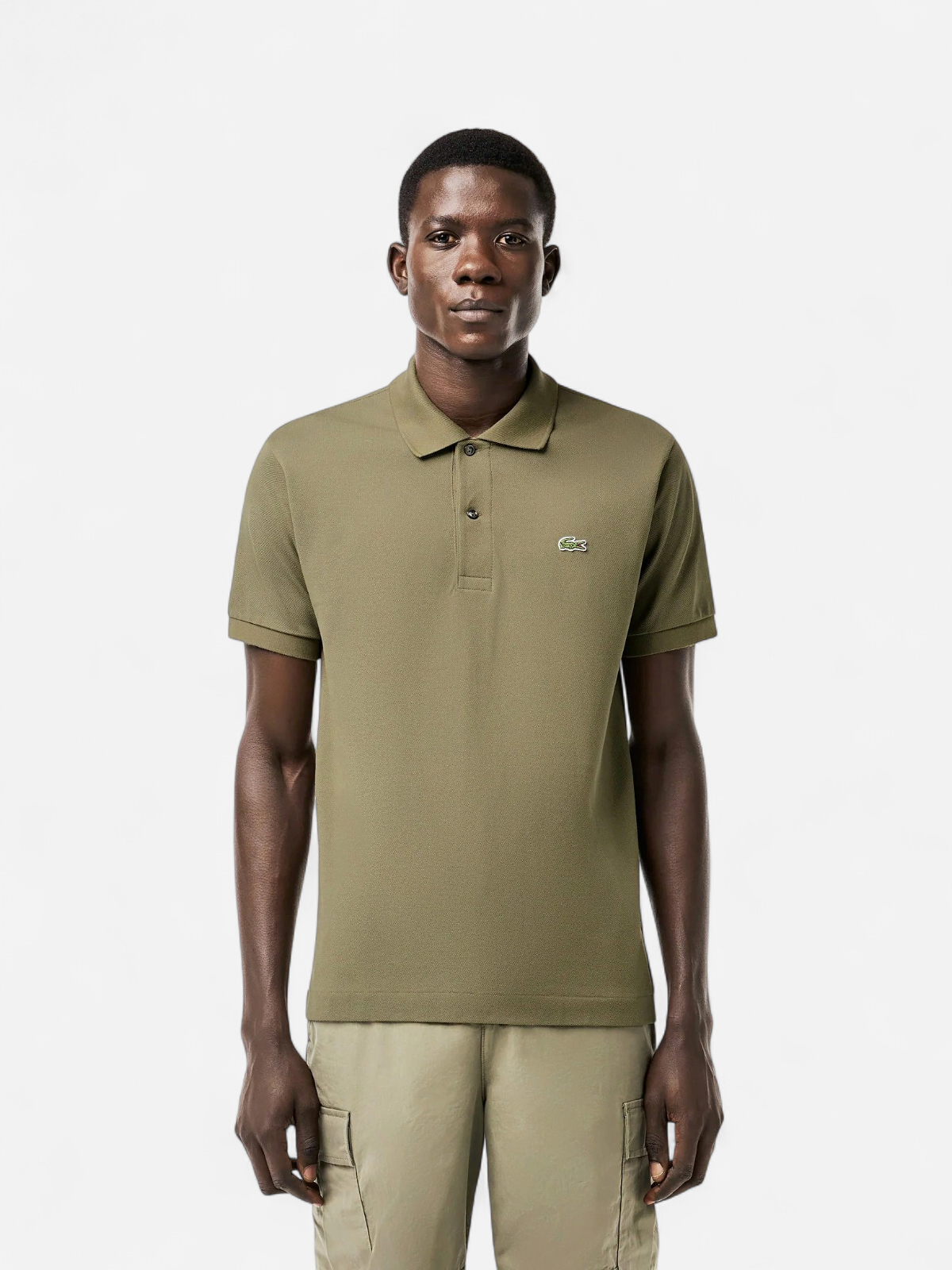 Lacoste Miesten Pikeepaita, ORIGINAL L1212 POLO NOS Armeijanvihreä - Kekäle.fi