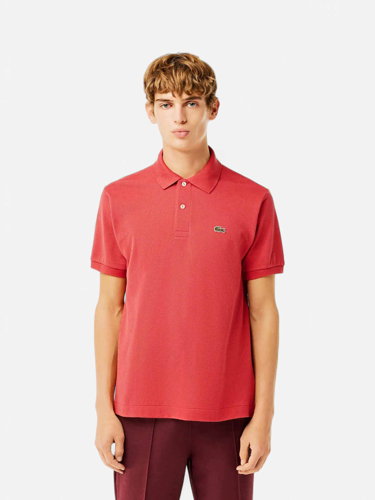 Lacoste Miesten Pikeepaita, ORIGINAL L1212 POLO NOS Punainen - Kekäle.fi