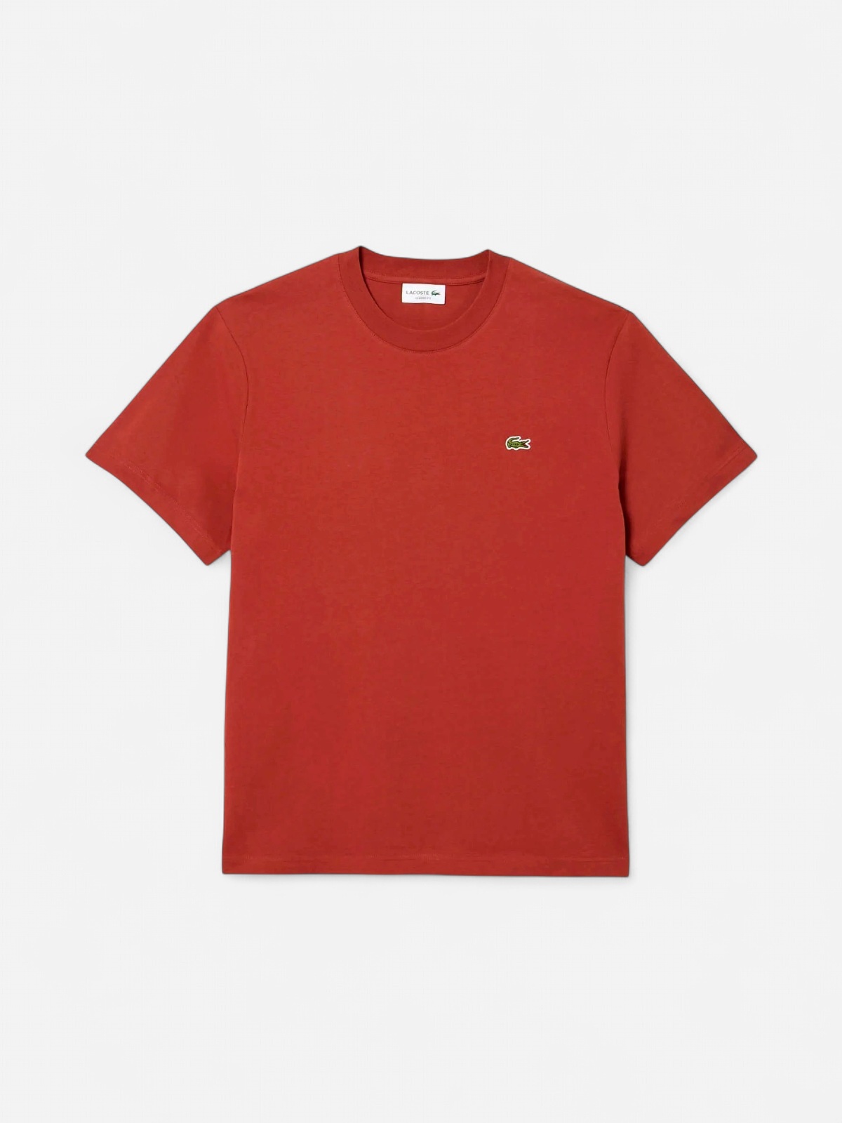 Lacoste miesten t-paita, MID WEIGHT COTTON JERSEY T-SHIRT Punainen - Kekäle.fi