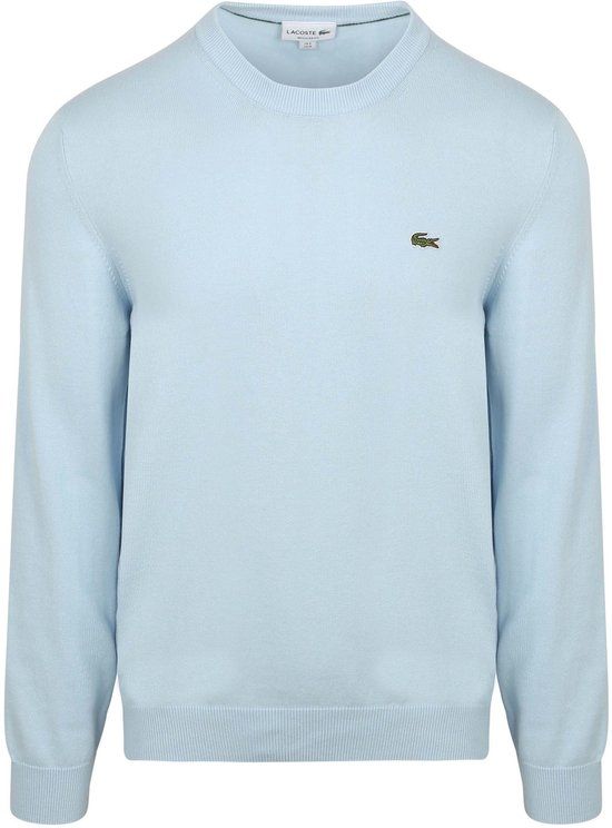 Lacoste miesten neulepaita Regular Fit Crew Neck Sweater, vaaleansininen