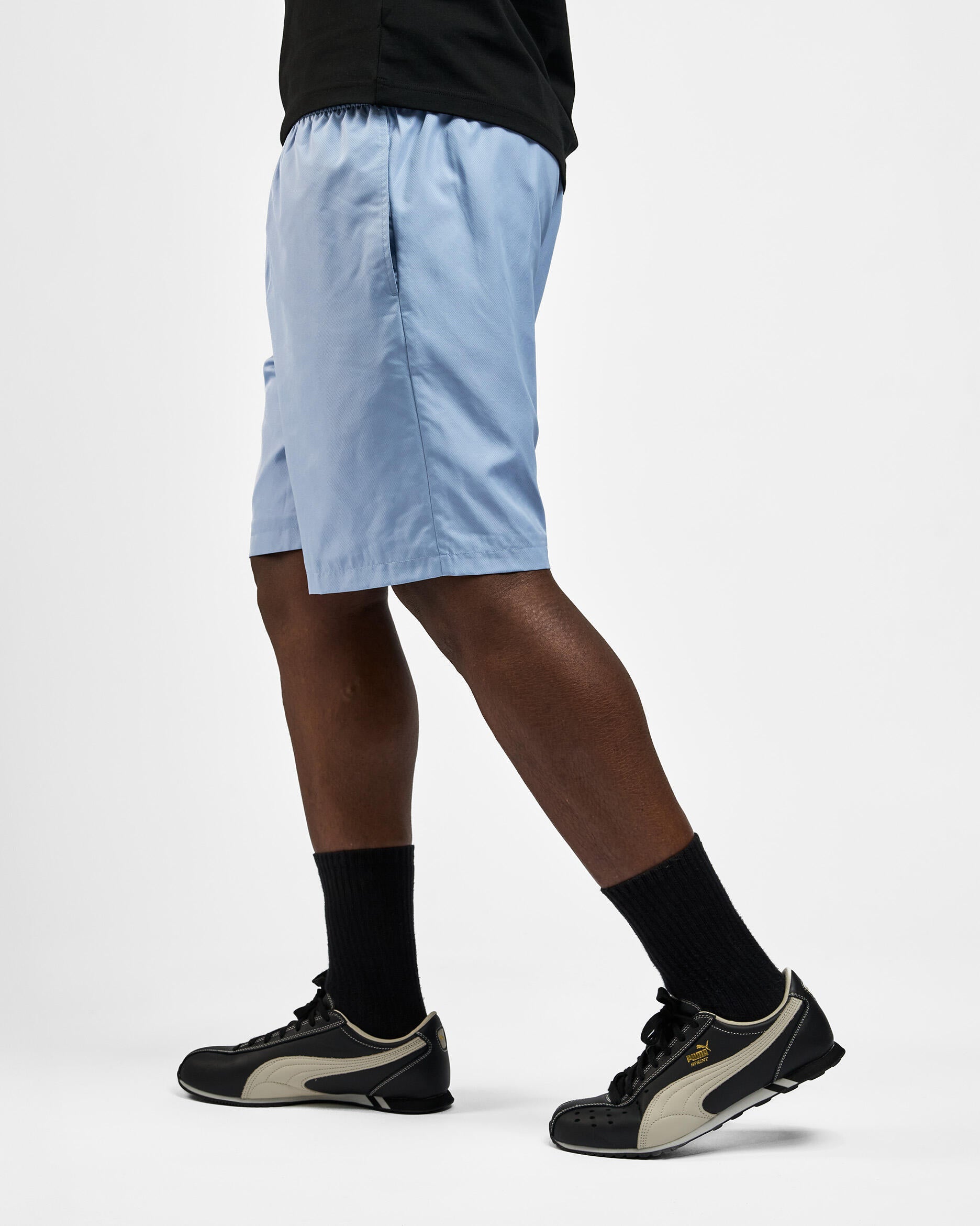 Lacoste miesten shortsit Light Weight Diamond Taffeta Shorts, vaaleansininen