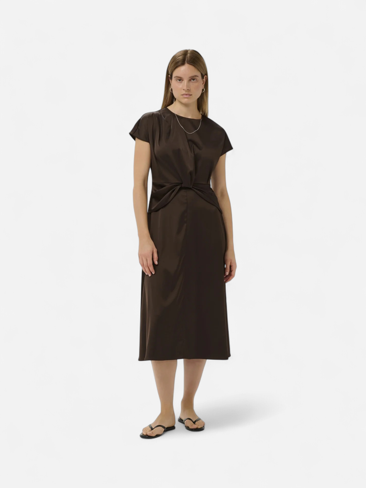 Inwear mekko LakeIW Midi Dress, Coffee Bean - Kekäle.fi