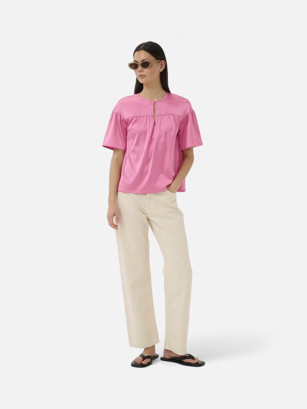 Inwear naisten pusero LAKEIW Top, Pink Carnation - Kekäle.fi