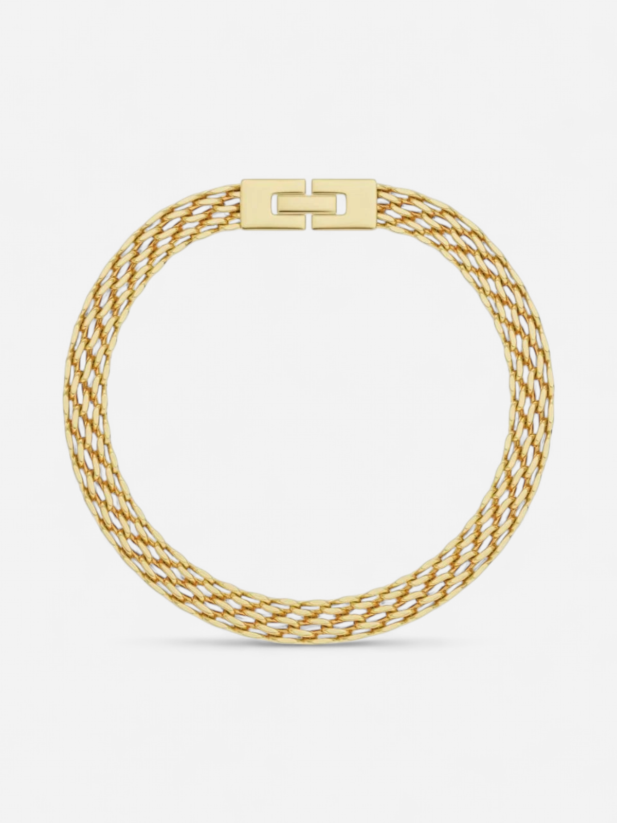 LANA BRACELET GOLD Gold pleated - Kekäle.fi