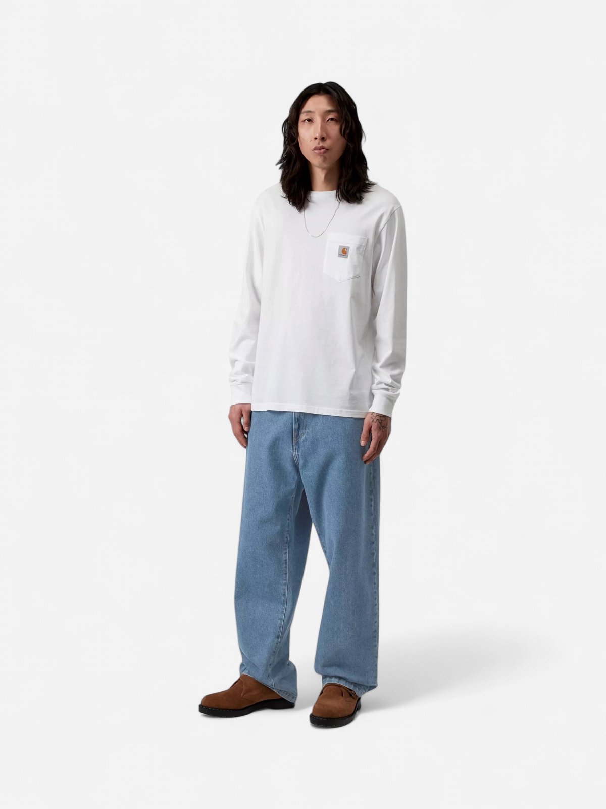 Carhartt miesten farkut Landon Jeans 'Robertson' Denim, sininen - Kekäle.fi