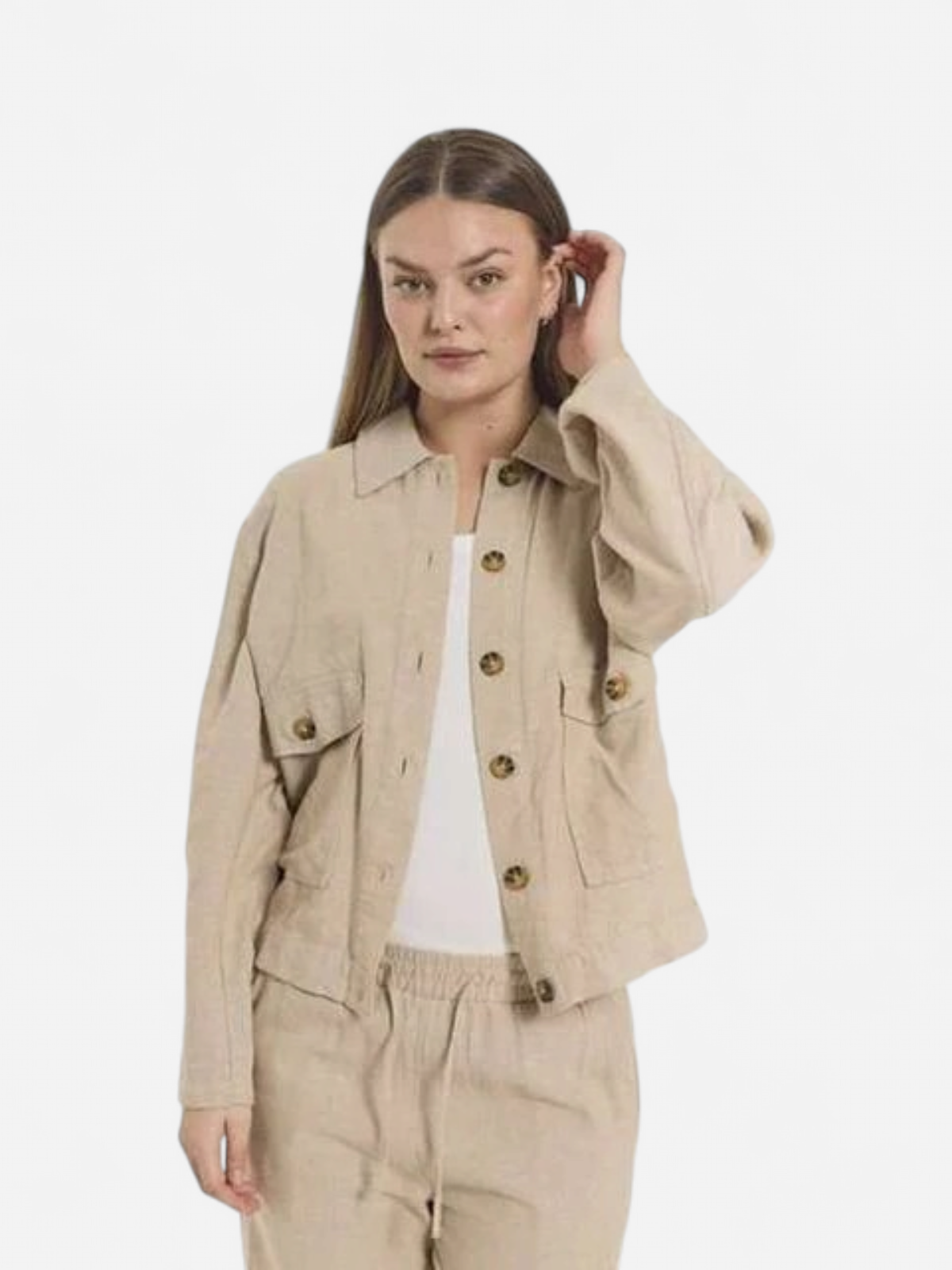 Freequent naisten takki Lava Jacket, hiekka - Kekäle.fi