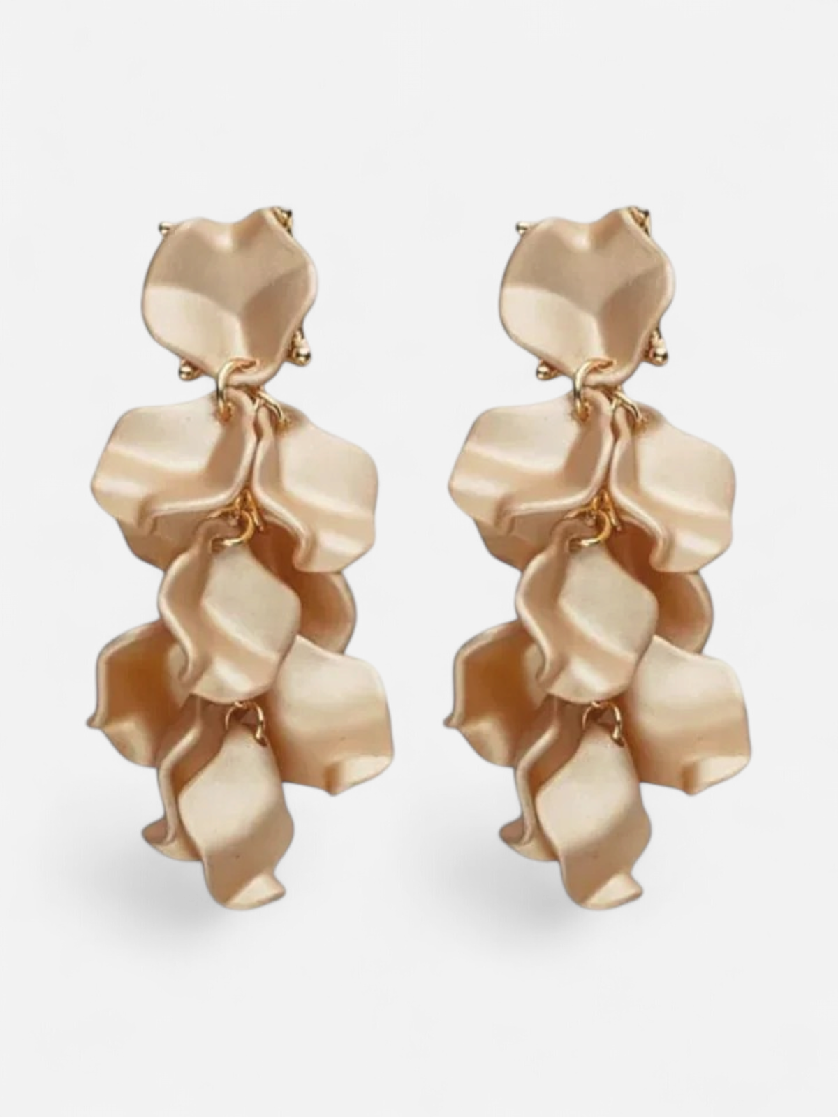 Bow 19 korvakorut Leaf Earring Mini, vaalea beige - Kekäle.fi