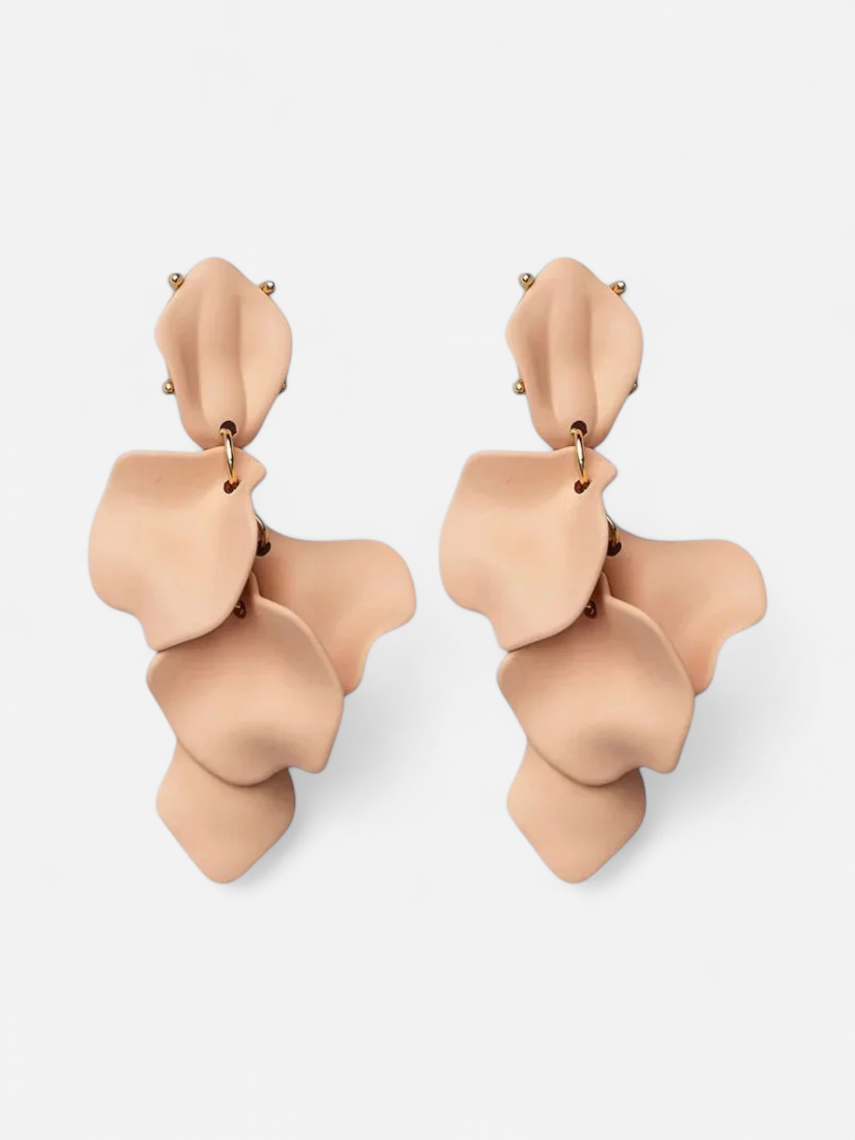 Bow 19 korvakorut Leaf Earring, puuteri/nude - Kekäle.fi