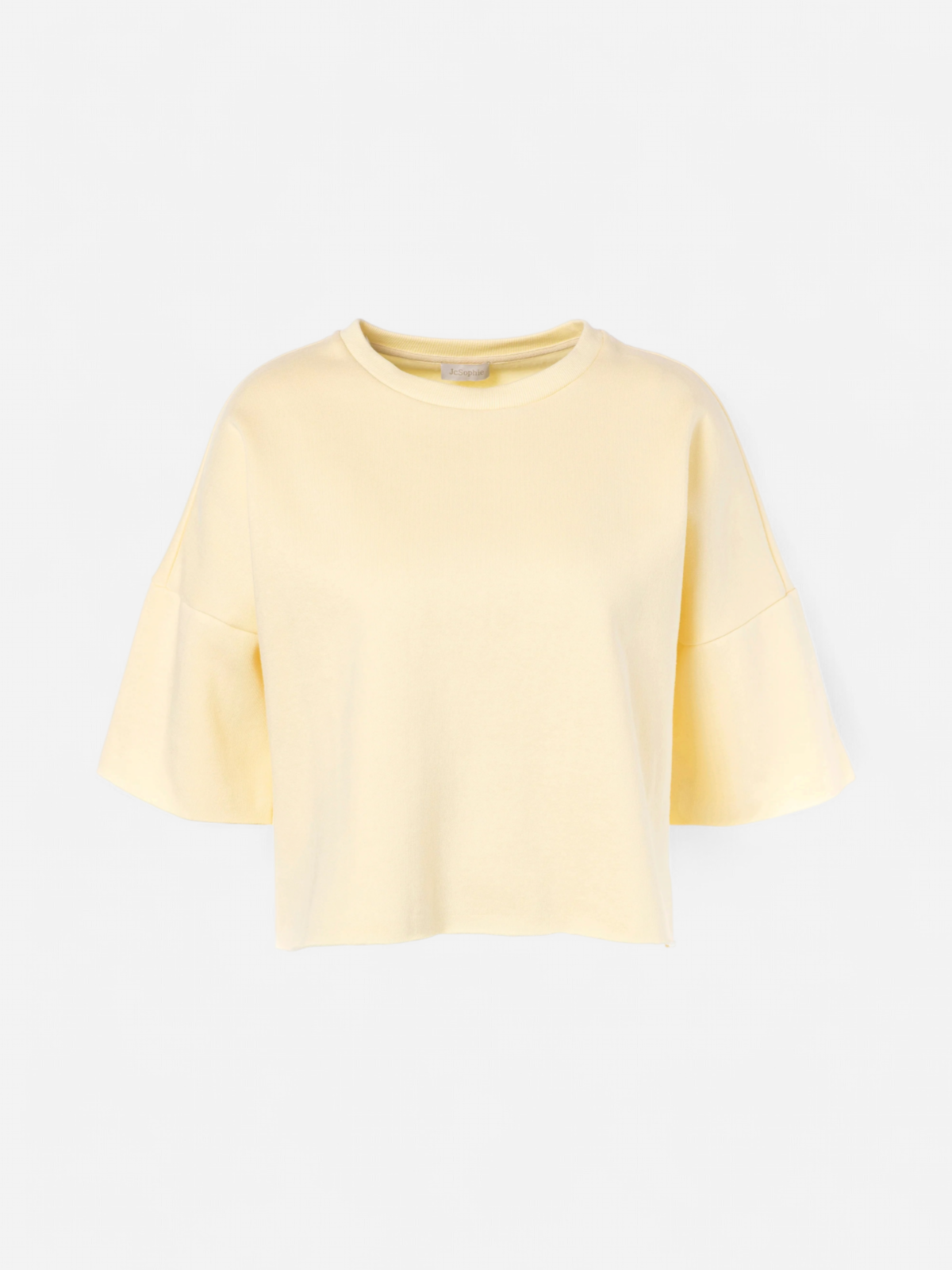 JcSophie naisten pusero Leah Sweater, sitruunankeltainen - Kekäle.fi