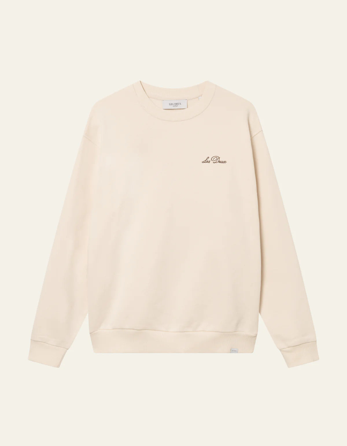 les-deux-college-crew-sweatshirt-luonnonvalkoinen-2