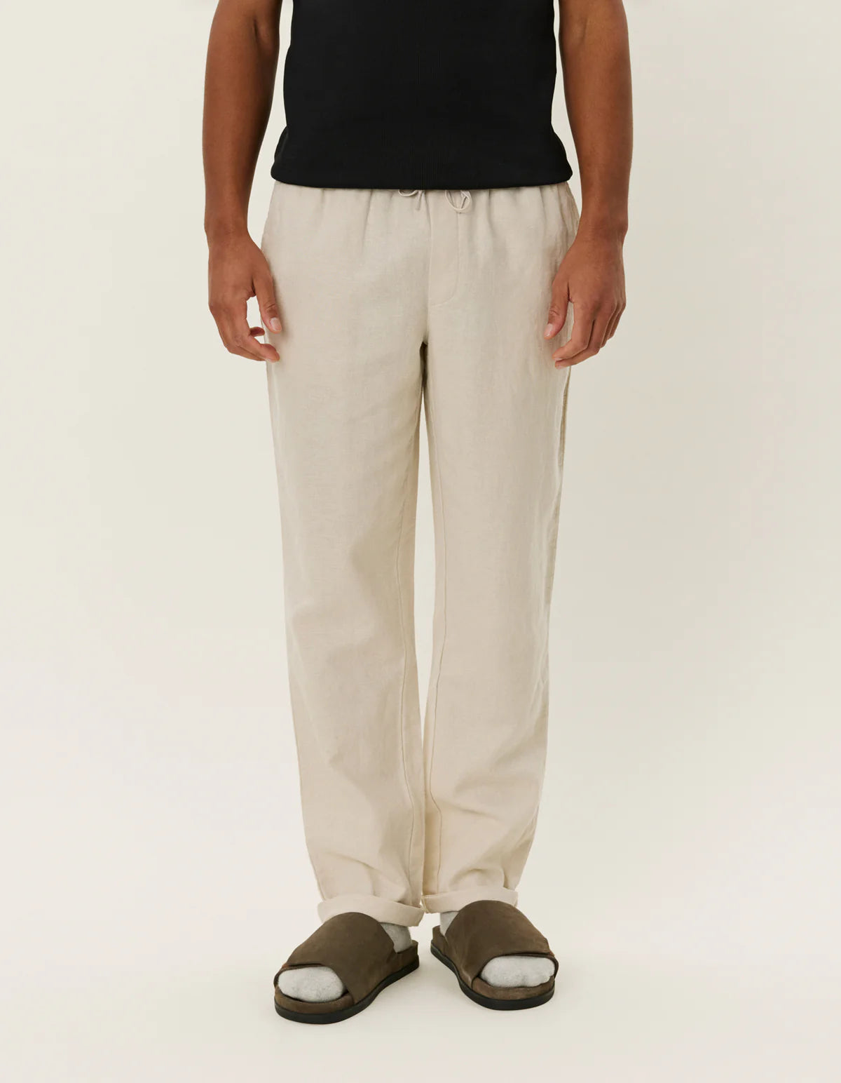 les-deux-miesten-housut-patrick-linen-pants-beige-1