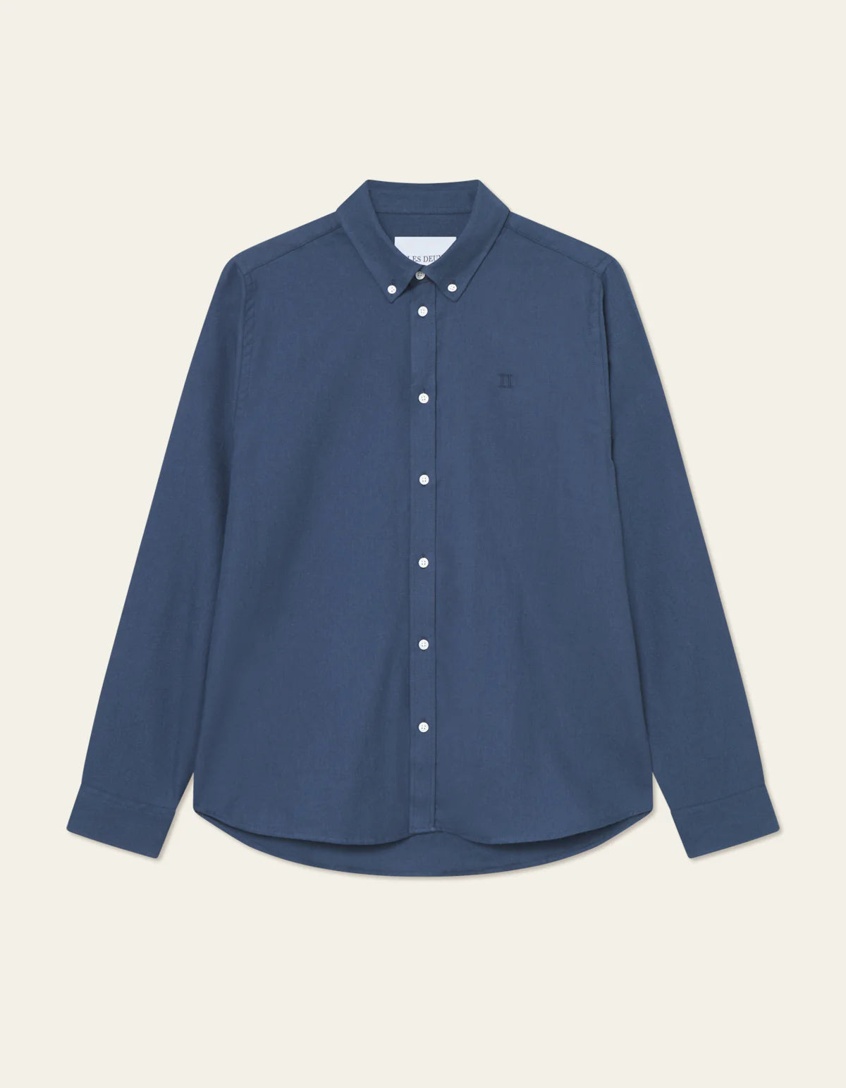les-deux-miesten-kauluspaita-desert-reg-shirt-tummansininen-2