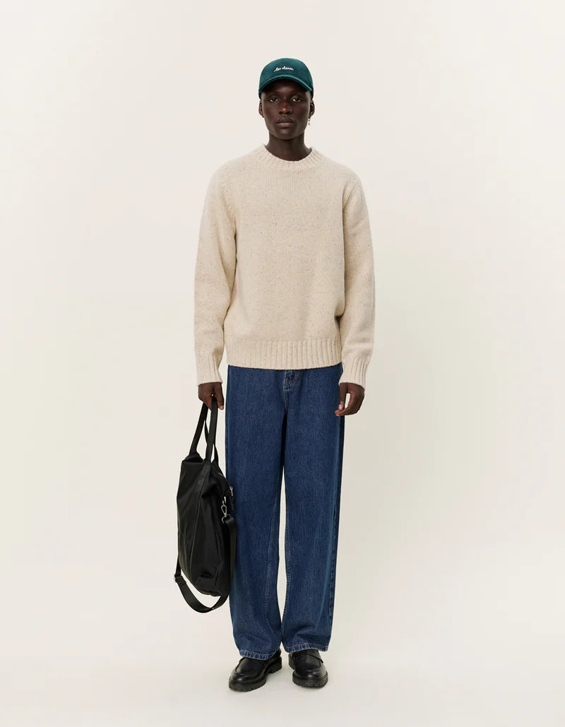 les-deux-miesten-neulepusero-gary-fleck-wool-round-neck-luonnonvalkoinen-1