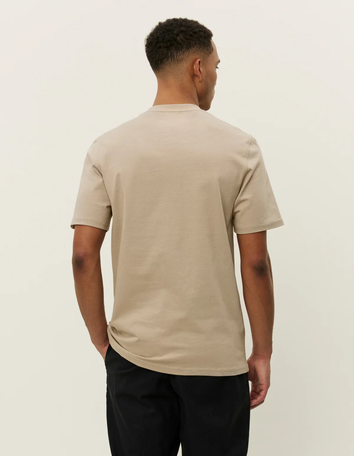 les-deux-miesten-t-paita-clyde-t-shirt-beige-2