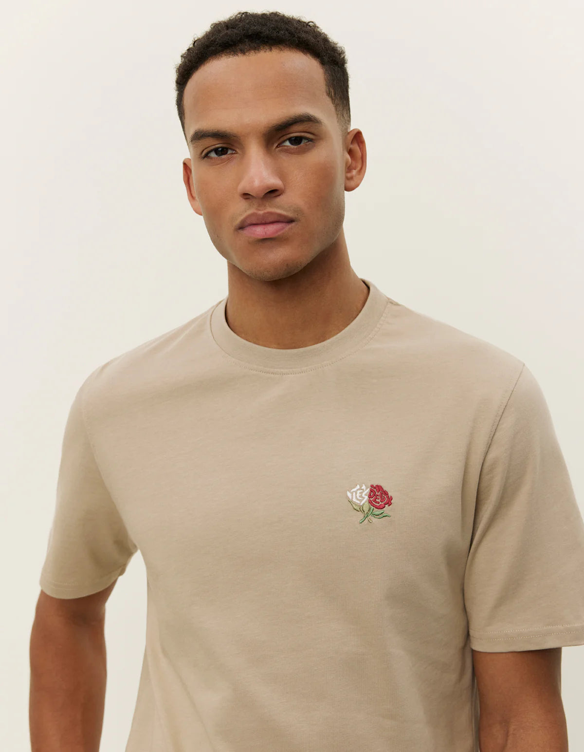 les-deux-miesten-t-paita-clyde-t-shirt-beige-3
