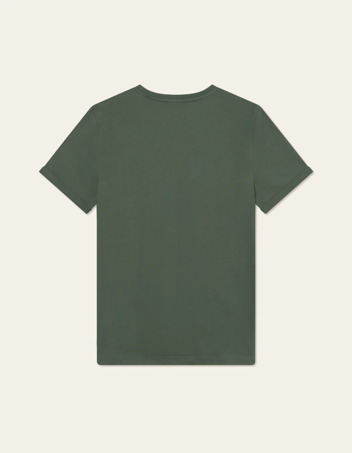 les-deux-miesten-t-paita-norregaard-contrast-t-shirt-armeijanvihrea-2