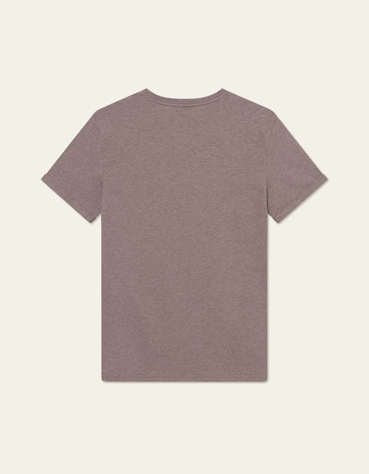 les-deux-miesten-t-paita-norregaard-contrast-t-shirt-keskiruskea-2