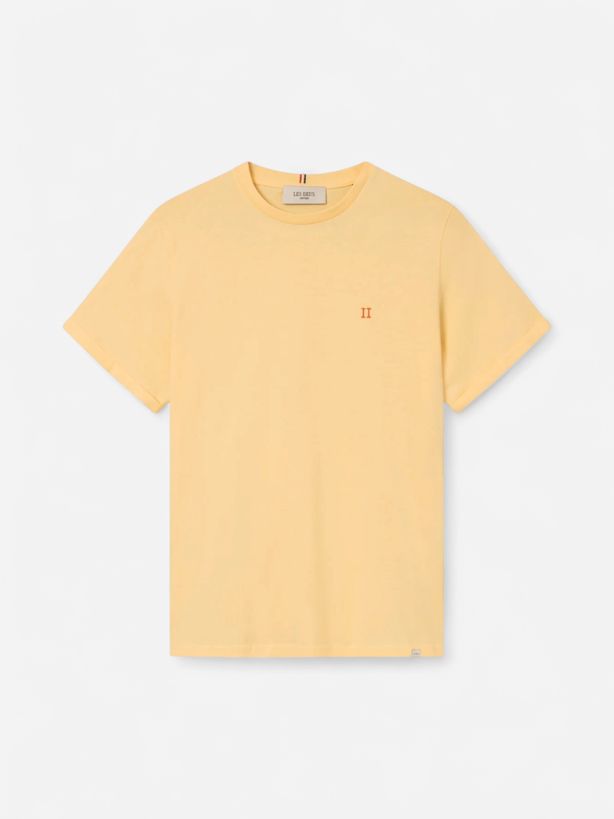 LES DEUX MIESTEN T-PAITA NORREGAARD T-SHIRT  Keltainen - Kekäle.fi