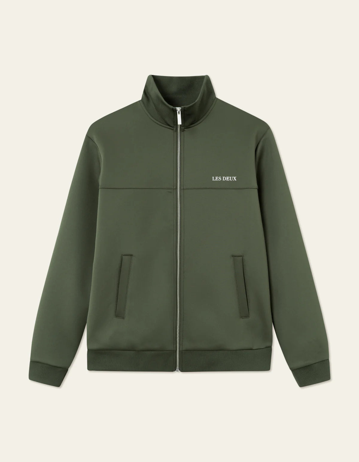 les-deux-miesten-takki-ballier-track-jacket-armeijanvihrea-1