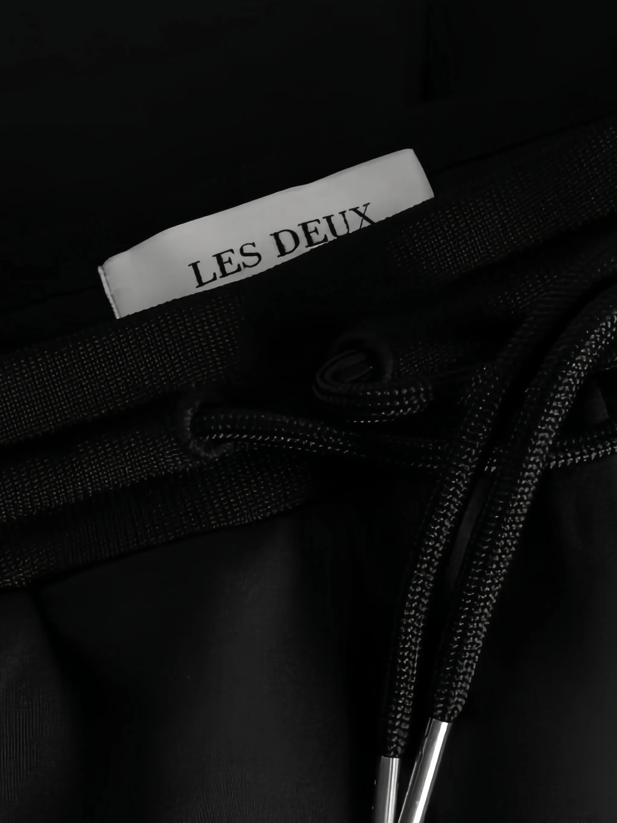 Les Deux miesten verryttelyhousut Casual Wide Track Pants, musta