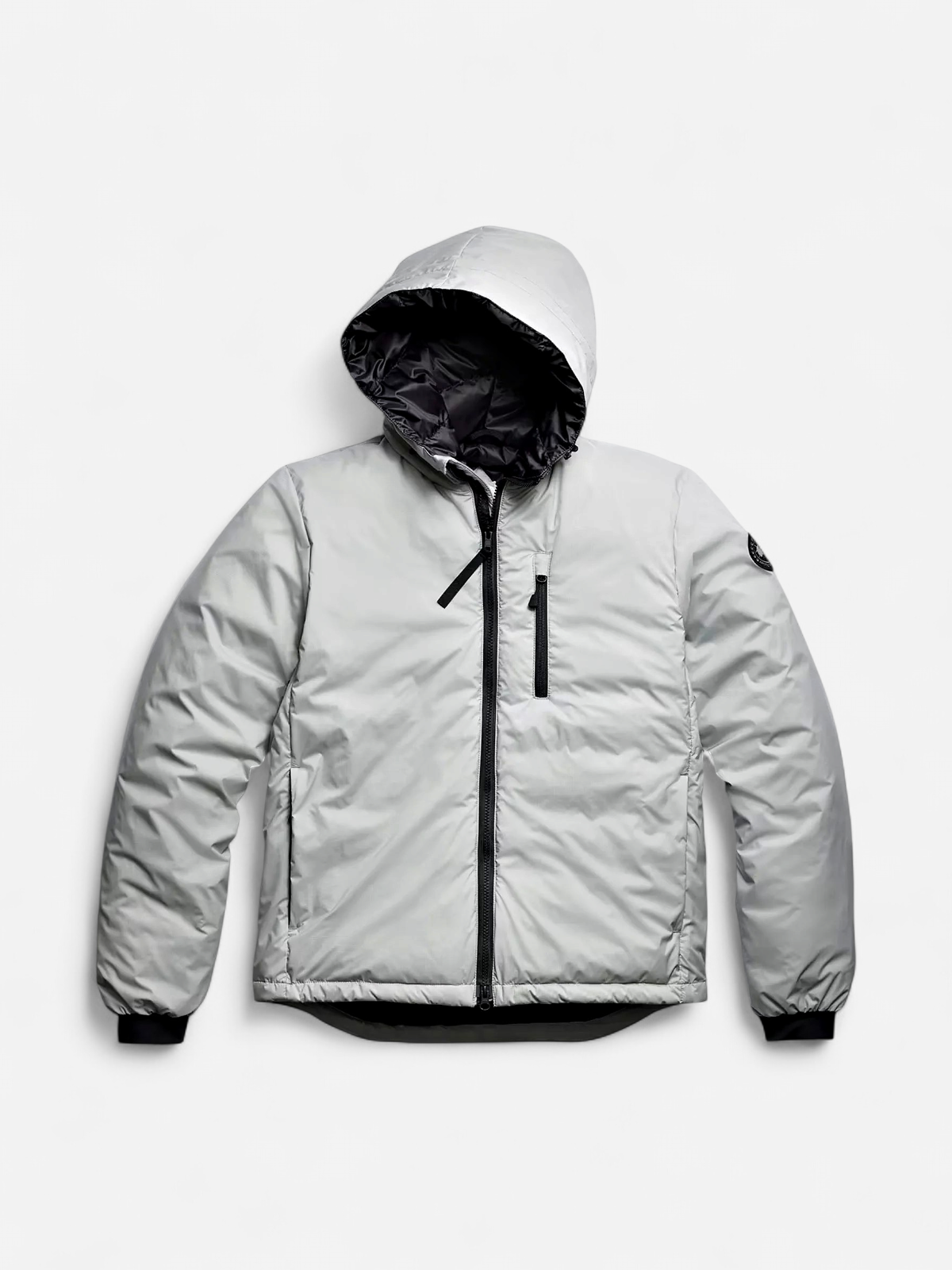 Canada Goose miesten takki Lodge Hoody - R - Black Disc, harmaa - Kekäle.fi