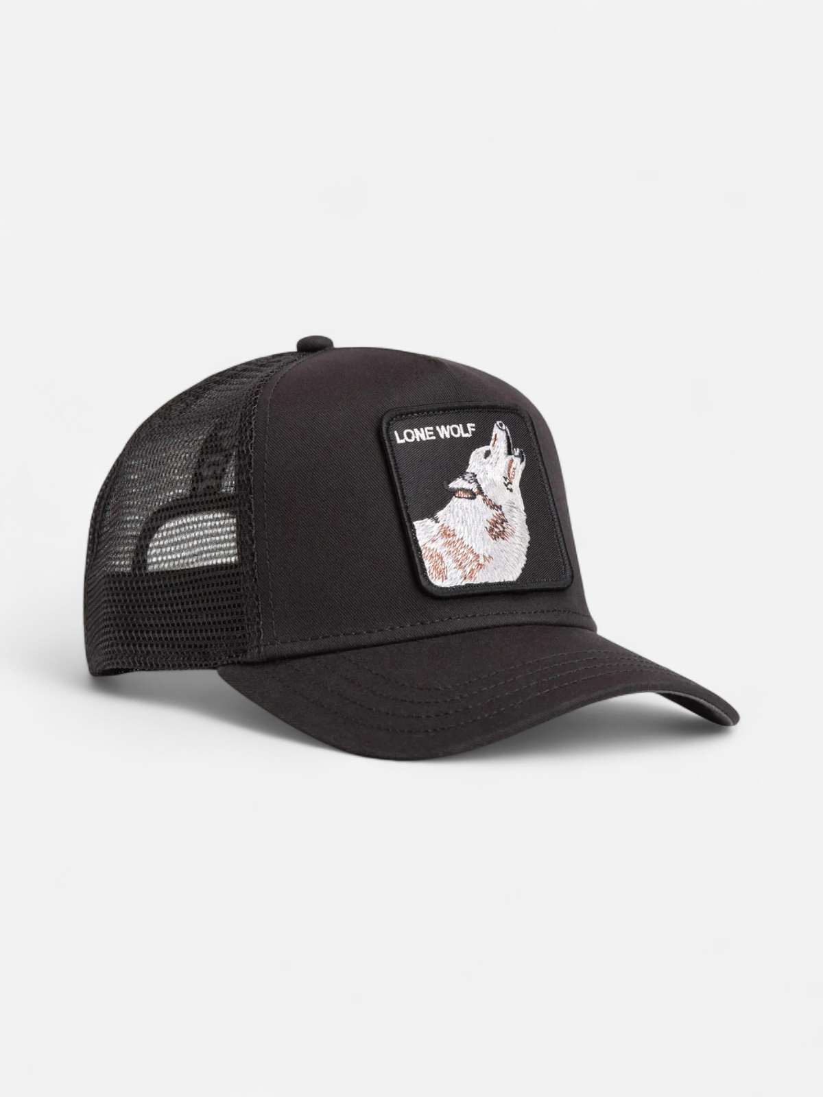 Goorin Bros lippis Lone Wolf Trucker, musta - Kekäle.fi