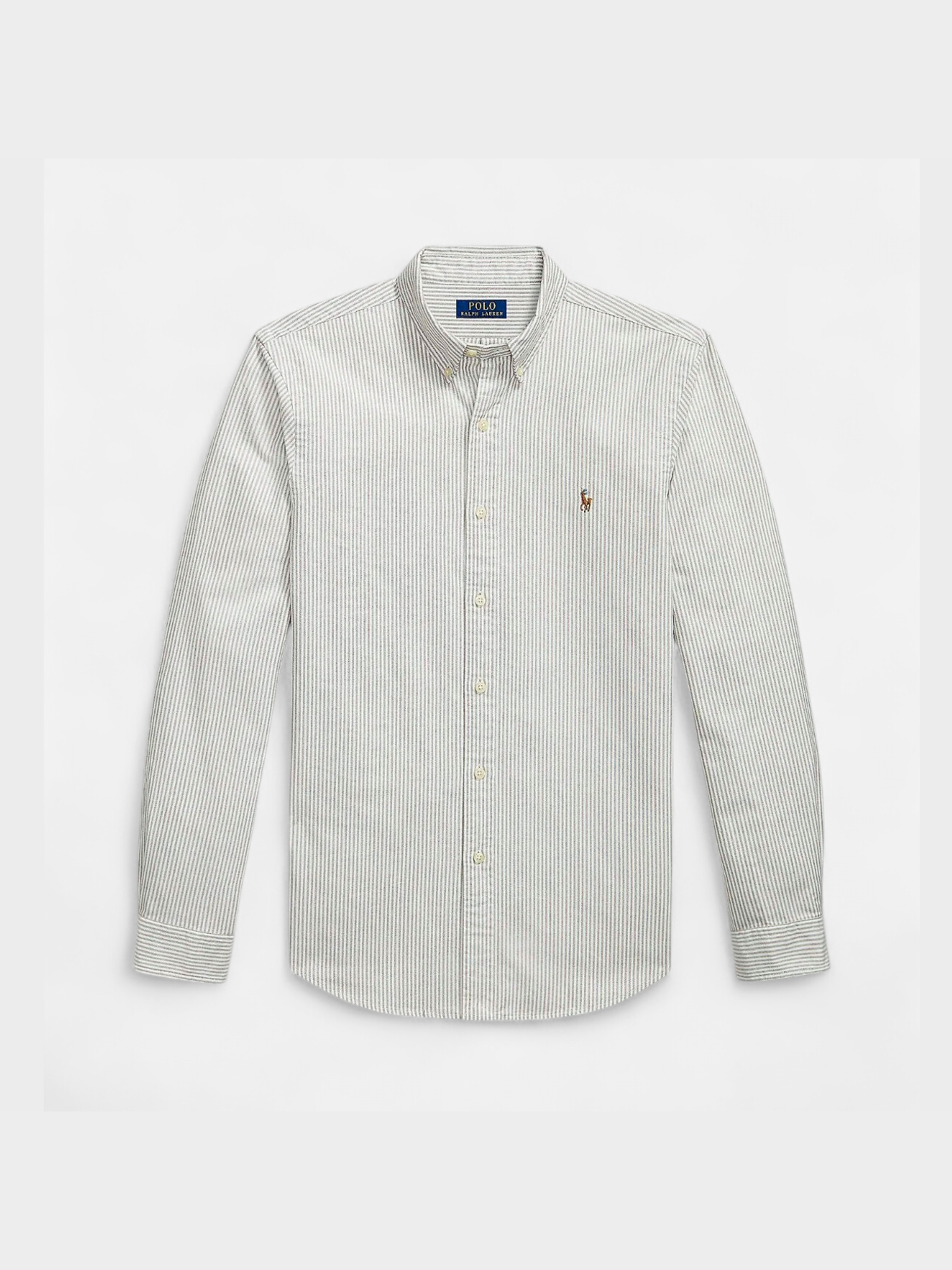 Polo Ralph Lauren miesten kauluspaita Long Sleeve Sport Shirt, vaaleanruskea - Kekäle.fi