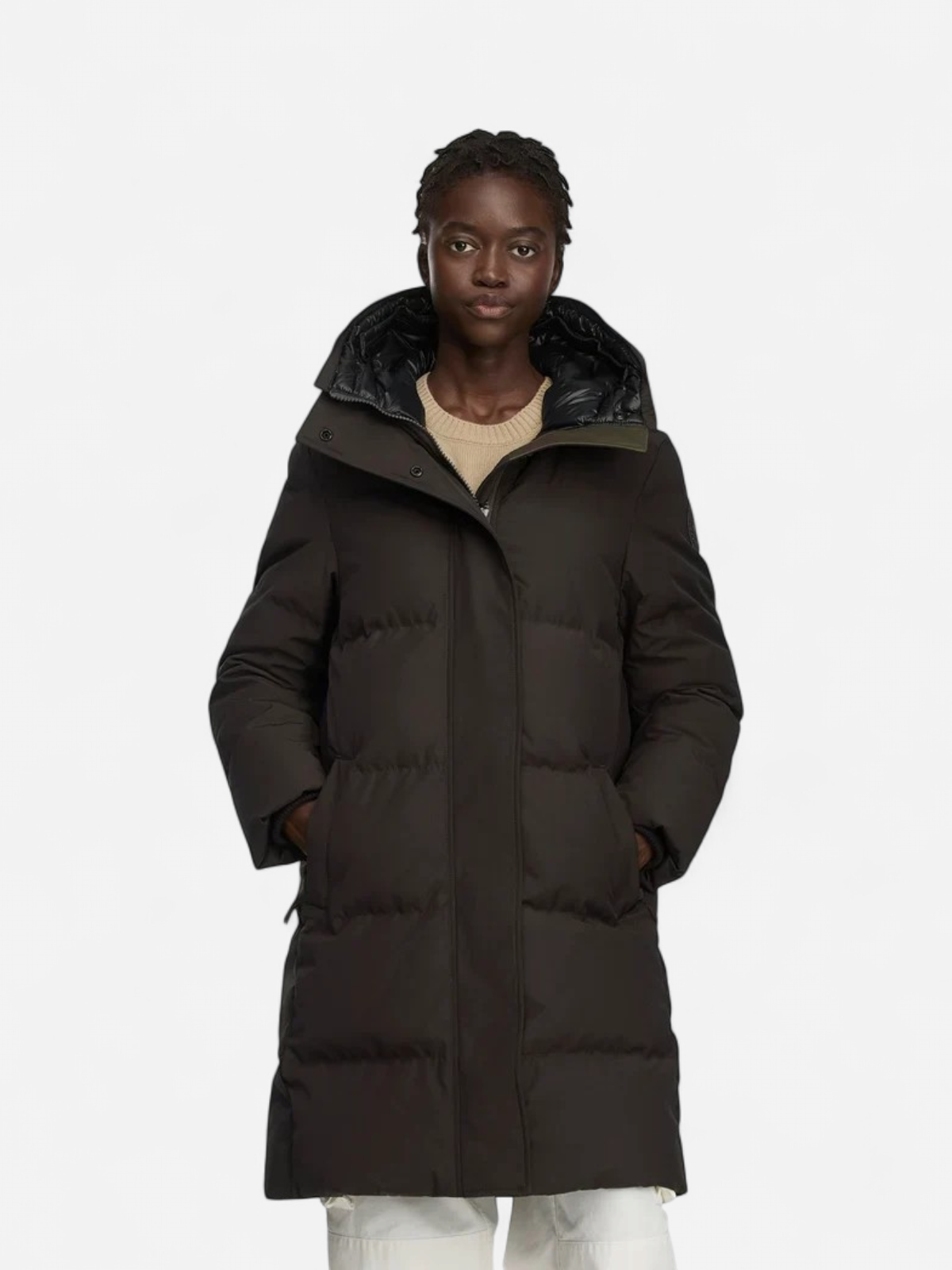 Canada Goose naisten parkatakki Louise Parka Tonal Disc, Arabica - Kekäle.fi