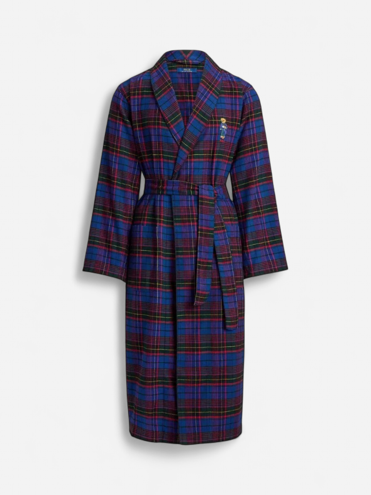 Polo Ralph Lauren miesten kylpytakki Tartan Plush Microfiber Robe, Blackwatch Plaid - Kekäle.fi