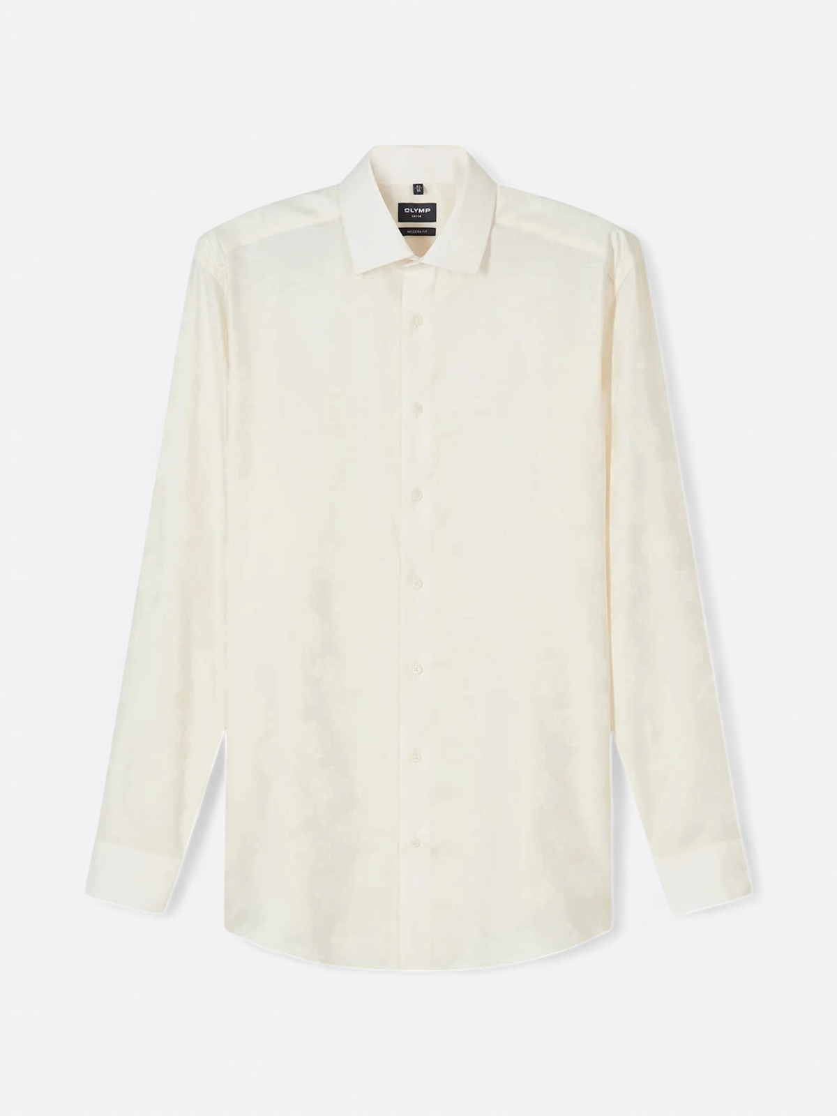 Olymp kauluspaita Luxor jacquard Offwhite, luonnonvalkoinen - Kekäle.fi
