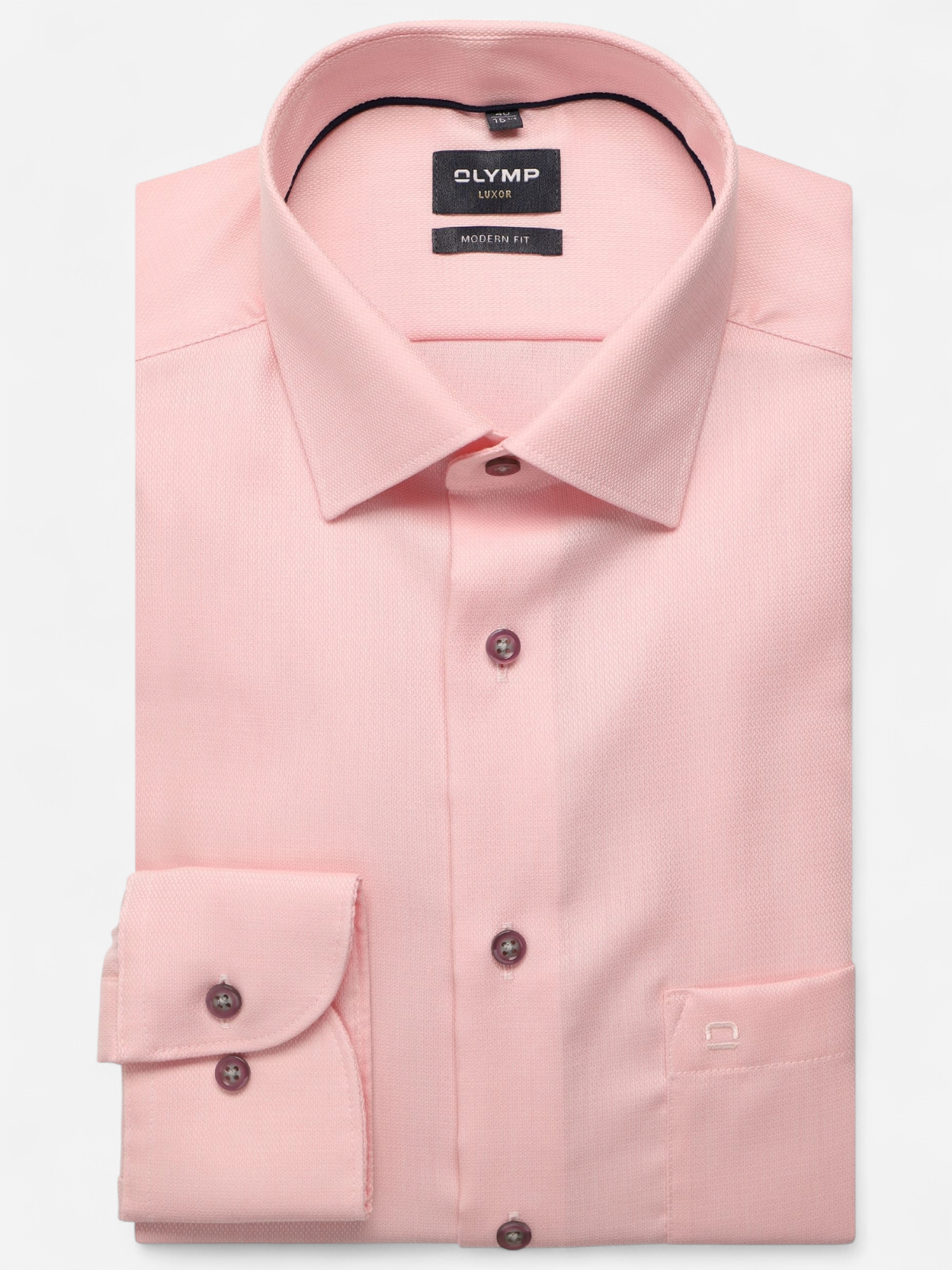 Olymp kauluspaita Luxor Modern Fit Light Pink, vaaleanpunainen - Kekäle.fi
