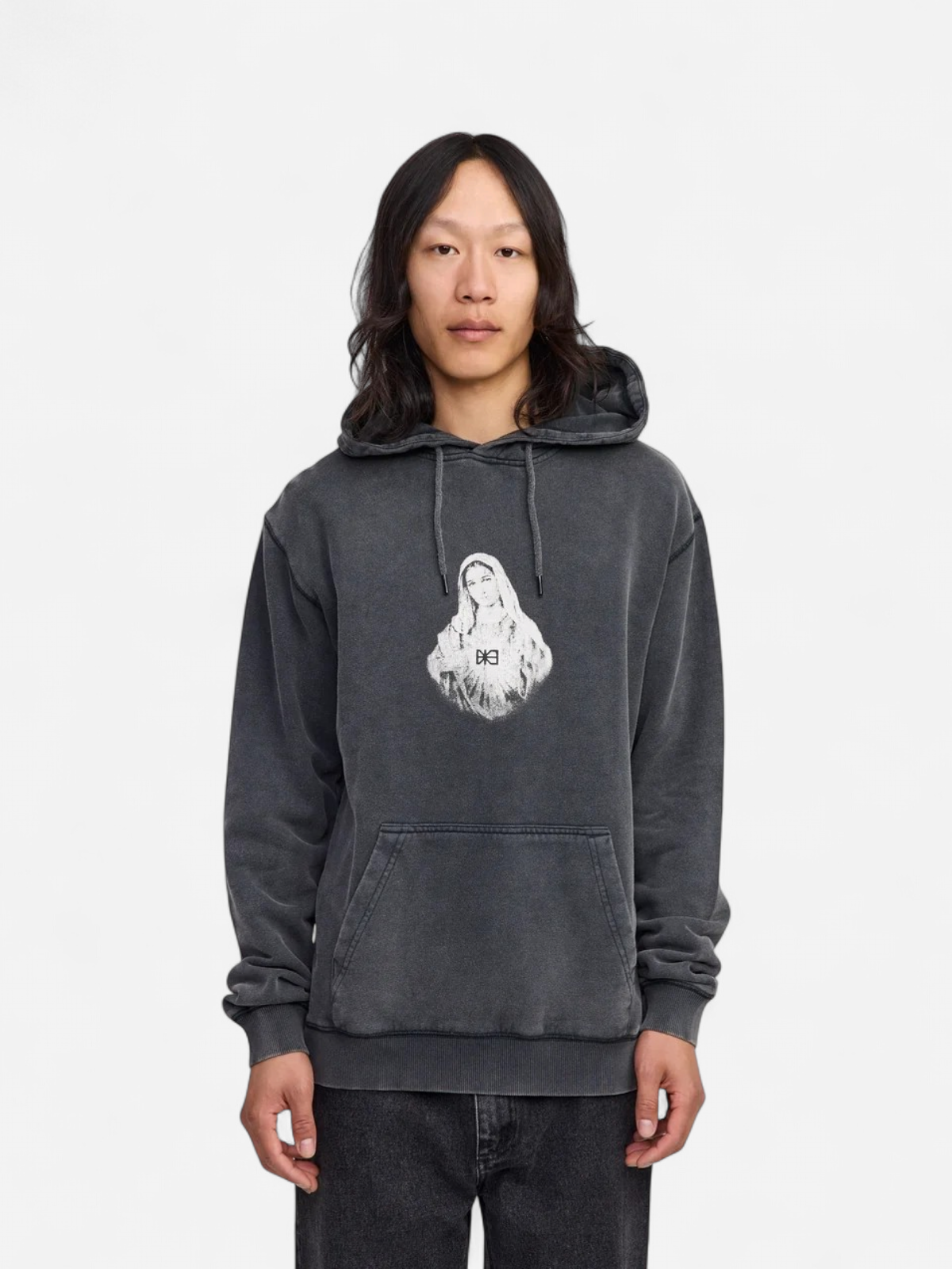 Makia miesten huppari Virgin Hooded Sweatshirt, hiilenmusta - Kekäle.fi