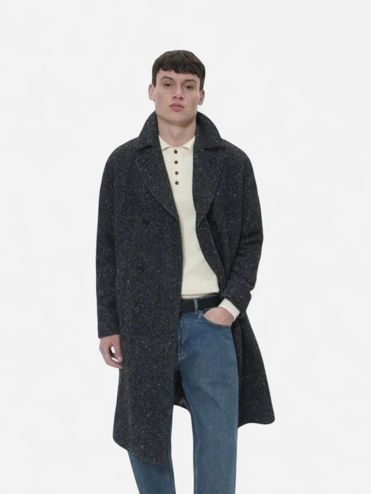 Matinique miesten villakangastakki MABULLMER 73, Dark Grey Melange - Kekäle.fi