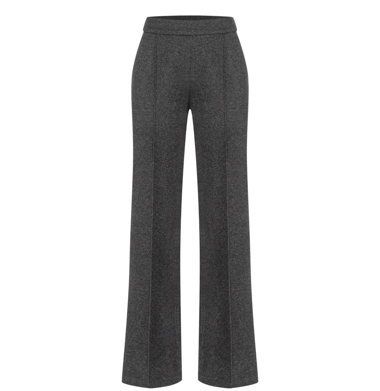 MAC naisten housut Chiara Smart, meleerattu grafiitti