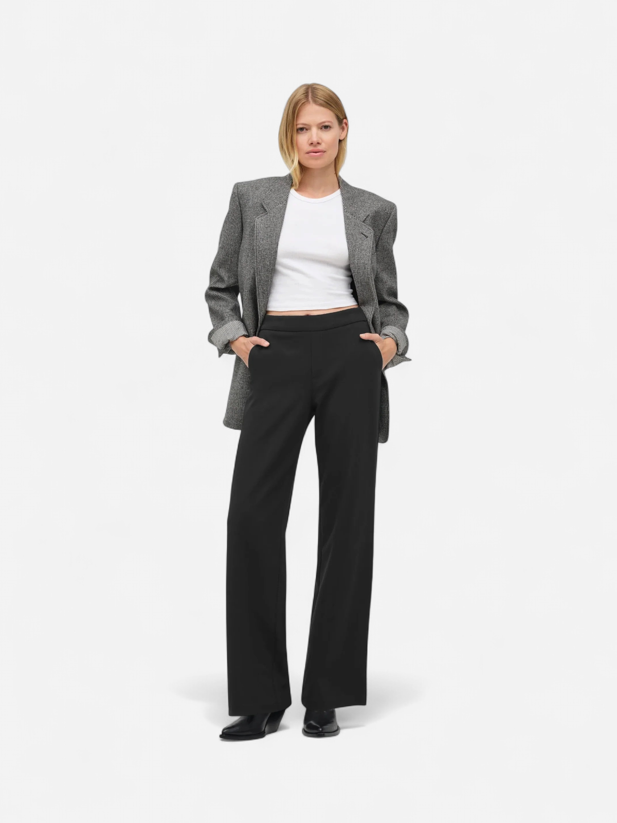 Mac naisten housut Chiara Long Pant, musta - Kekäle.fi