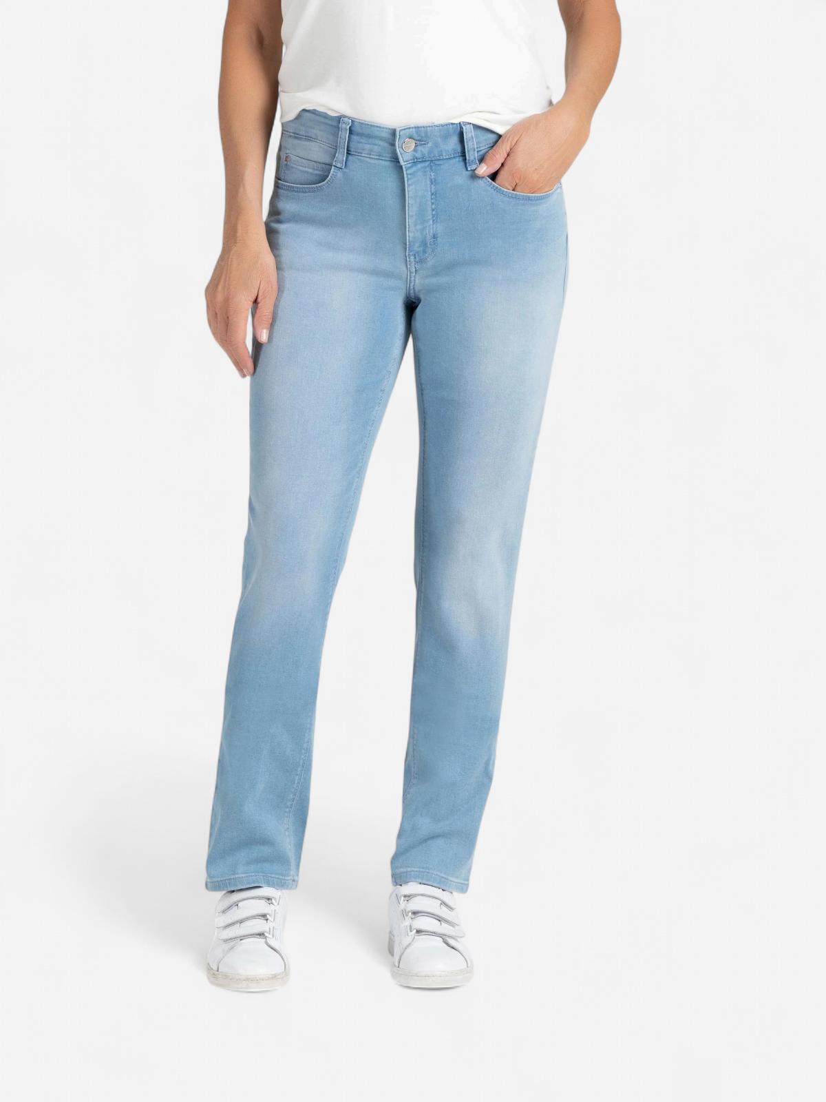Mac Naisten Farkut DREAM DENIM Vaaleansininen - Kekäle.fi