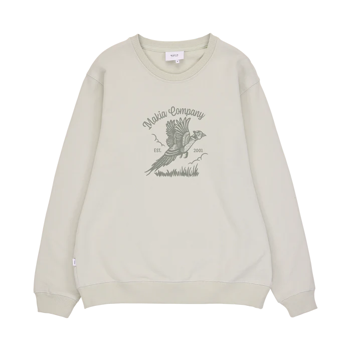 makia-miesten-collegepaita-sprint-sweatshirt-vaaleanvihrea-1