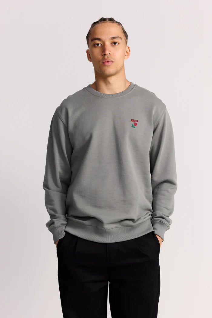 makia-miesten-collegepusero-berry-sweatshirt-tummanvihrea-1