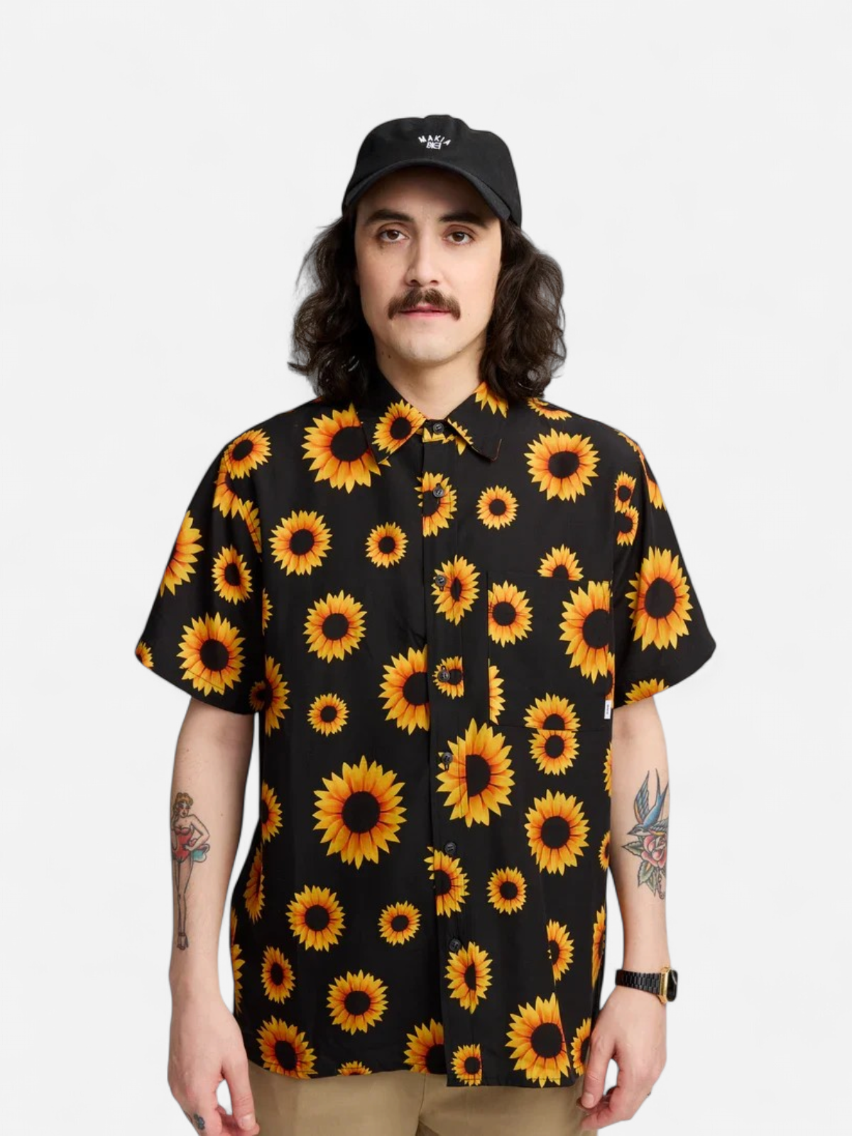 Makia miesten paita, K COMMON SHIRT SS Keltainen Kuosi - Kekäle.fi
