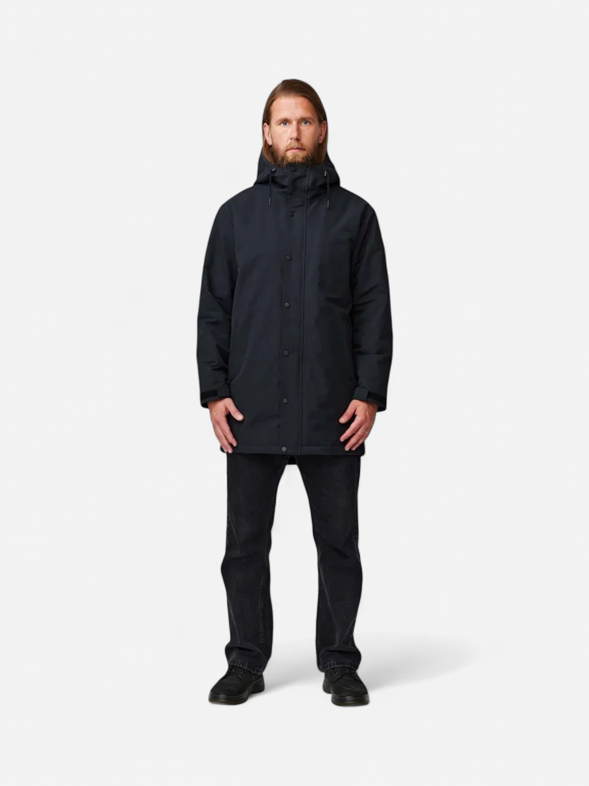 Makia Miesten Parkatakki, K GLACIER PARKA Musta - Kekäle.fi