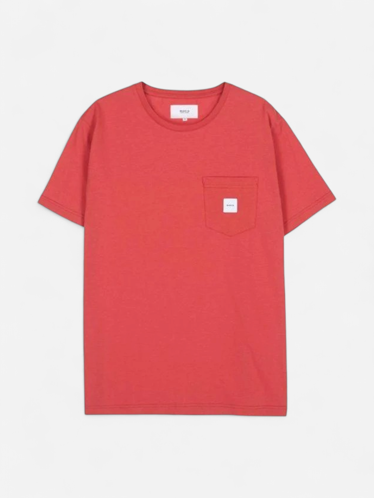 Makia Miesten T-paita, Square Pocket T-Shirt Punainen - Kekäle.fi