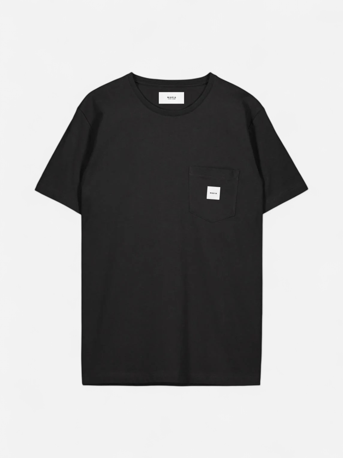 Makia Miesten T-paita, Square Pocket T-Shirt Musta - Kekäle.fi
