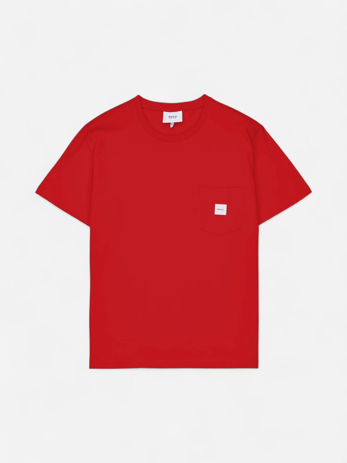 Makia Miesten T-paita, Square Pocket T-Shirt Punainen - Kekäle.fi