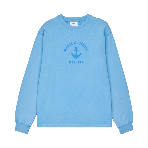 makia-unisex-college-abyss-light-sweatshirt-keskisininen-1